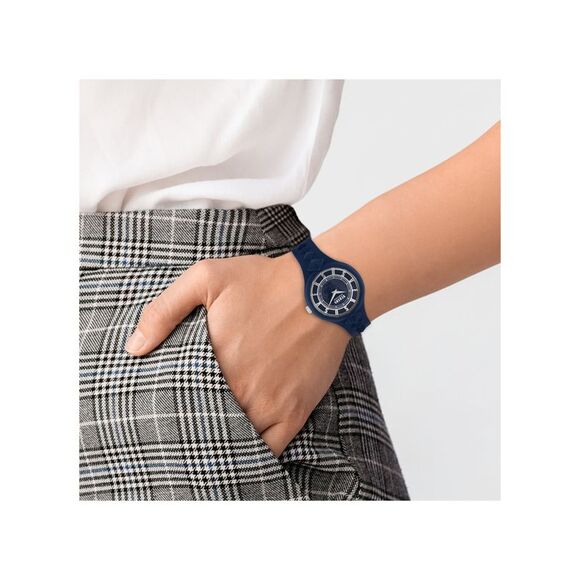 Versus Versace Fire Island Studs Strap Watch Blue Womens - Picture 4 of 5